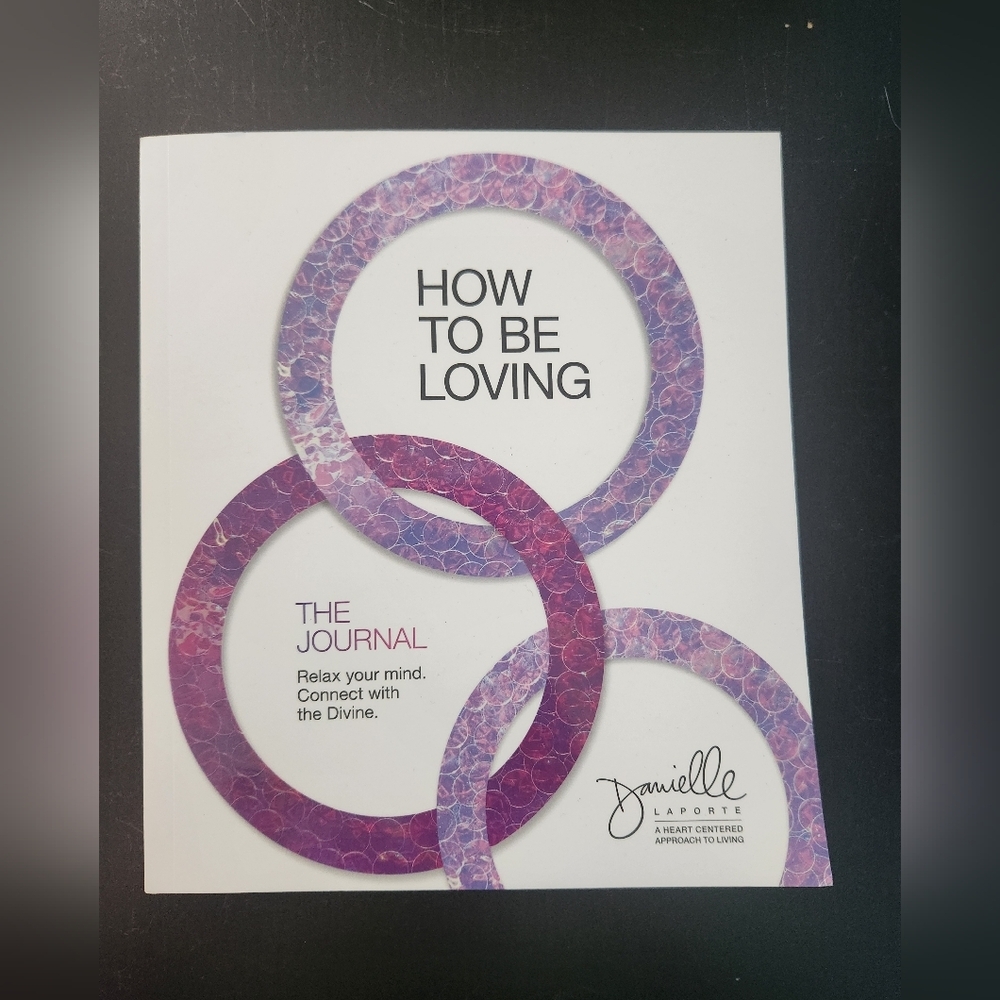 How to Be Loving Journal with Purple Circles